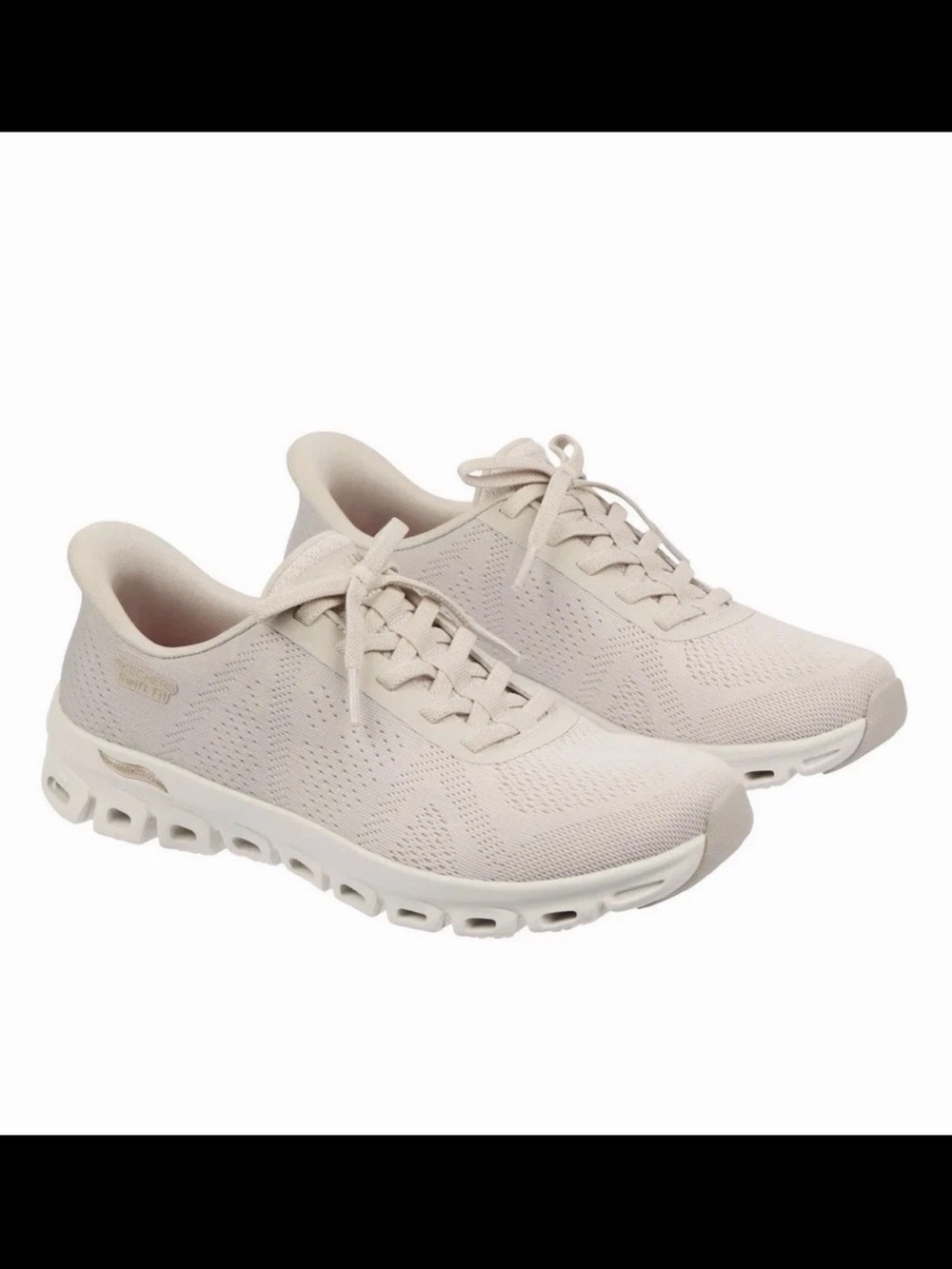 Skechers Women's Swift Fit Hands-Free Shoes, Tan memory foam size 7.5 M